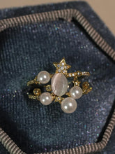 pearl cluster ring